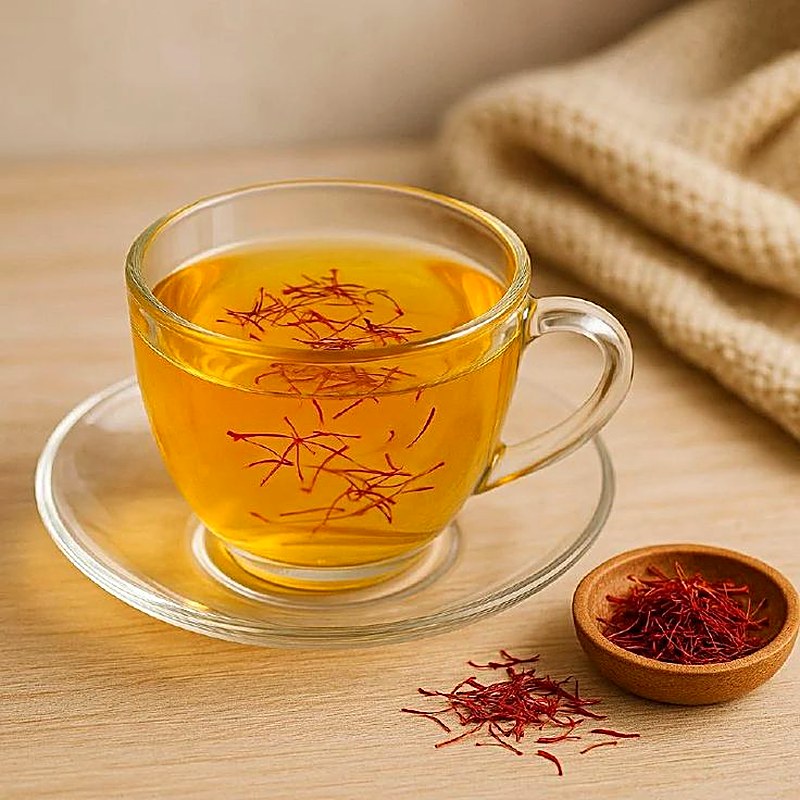 نعناع بالزعفران